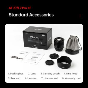 Viltrox AF 27mm F1.2 | Chính Hãng For Fujifilm X - Ảnh 3