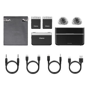 Micro cài áo không dây Ulanzi AM18 U-Mic Wireless 3 IN 1 - Chính hãng - Ảnh 8