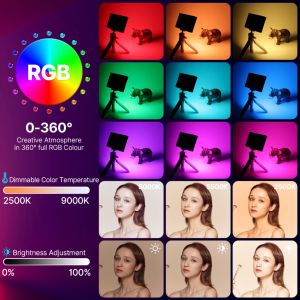 Đèn Led Ulanzi LT002 7" RGB LED Video Light - Ảnh 2