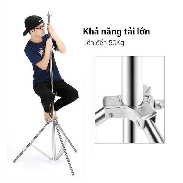 Chân đèn Ulanzi LT-J28 cao 280cm khả năng tải lên đến 50kg - Ảnh 6