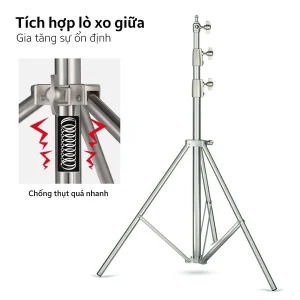 Chân đèn Ulanzi LT-J28 cao 280cm khả năng tải lên đến 50kg - Ảnh 9