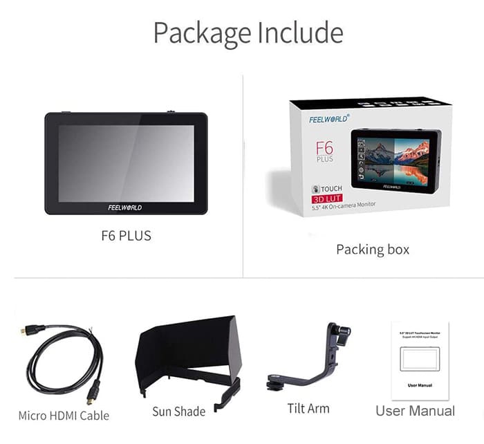 Màn Hình FeelWorld F6 Plus X 5.5" 4K HDMI Monitor - Ảnh 11