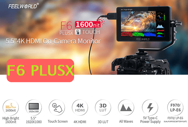 Màn Hình FeelWorld F6 Plus X 5.5" 4K HDMI Monitor - Ảnh 8