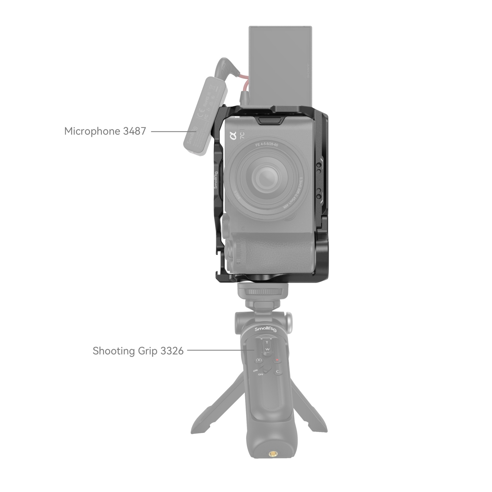 SmallRig Cage Kit for Sony A7CM2 / A7CR 4422 | Chính Hãng - Ảnh 7