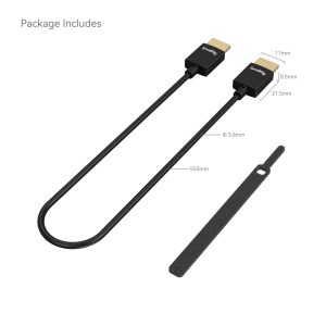 Smallrig Ultra-Slim 4K HDMI Data Cable (A to A) (55cm) 2957B - Ảnh 6