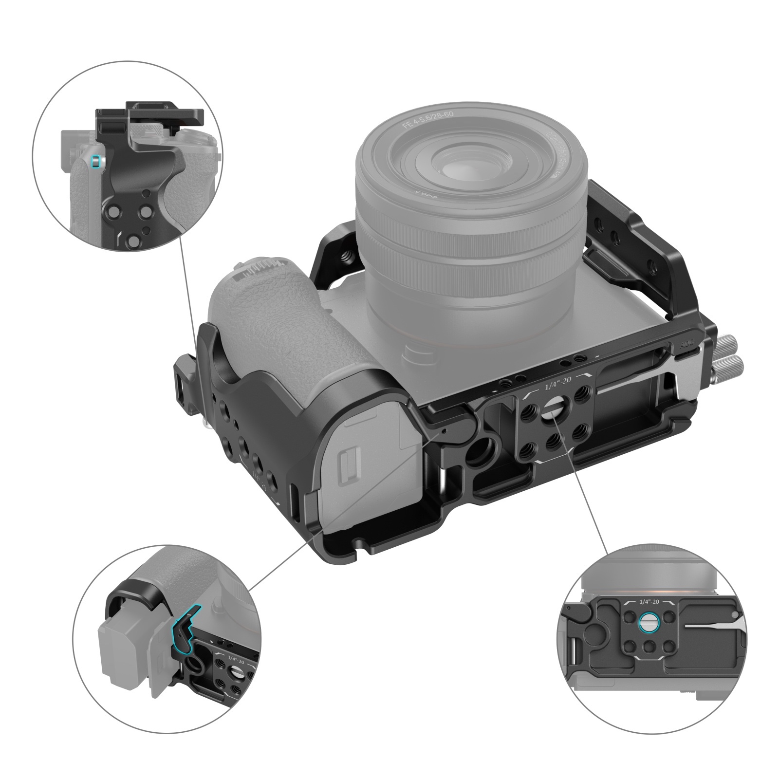 SmallRig Cage Kit for Sony A7CM2 / A7CR 4422 | Chính Hãng - Ảnh 5