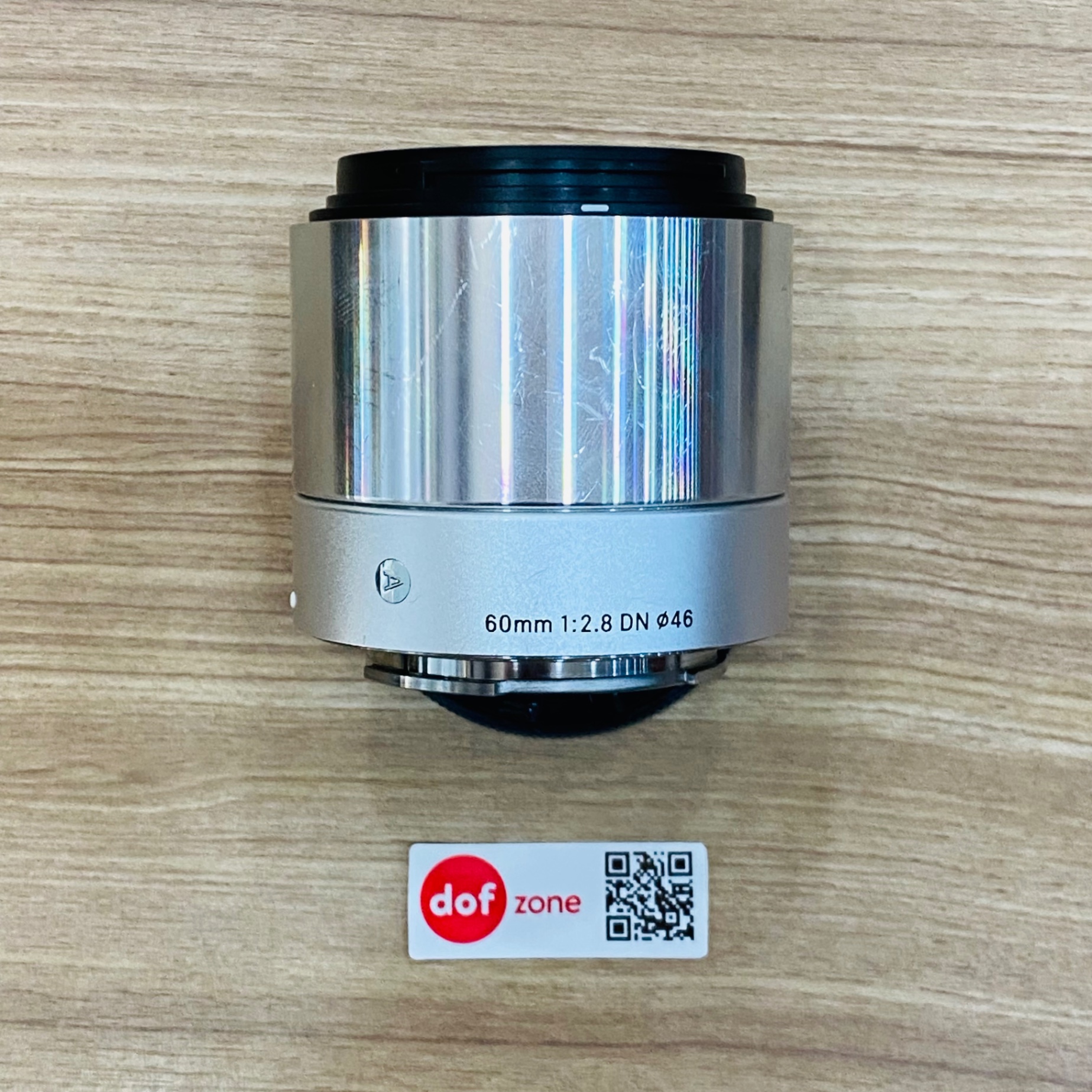 Ống kính Sigma 60mm F2.8 DN Bạc cũ - Mã SP 0690 - Ảnh 4