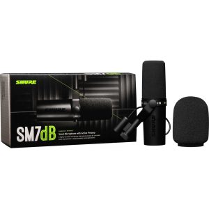 Micro dynamic vocal tích hợp preamp Shure SM7DB - Ảnh 5