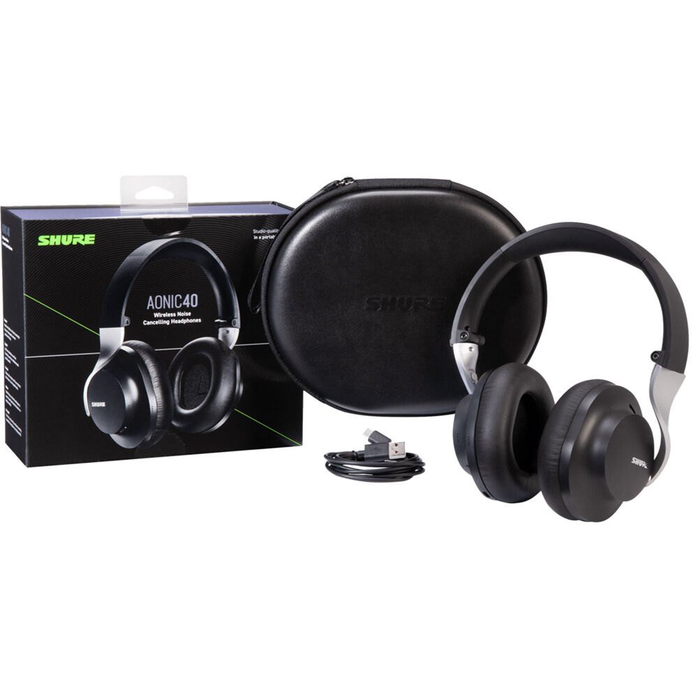 Tai nghe chụp tai không dây chống ồn SHURE AONIC 40 (Đen) - Chính hãng - Ảnh 7