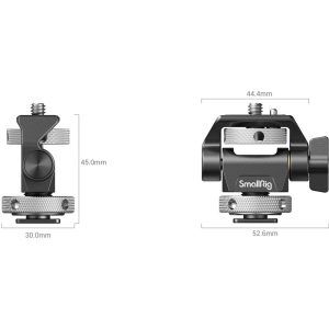 SmallRig Swivel and Tilt Adjustable Monitor Mount with Cold Shoe Mount 2905B - Ảnh 2