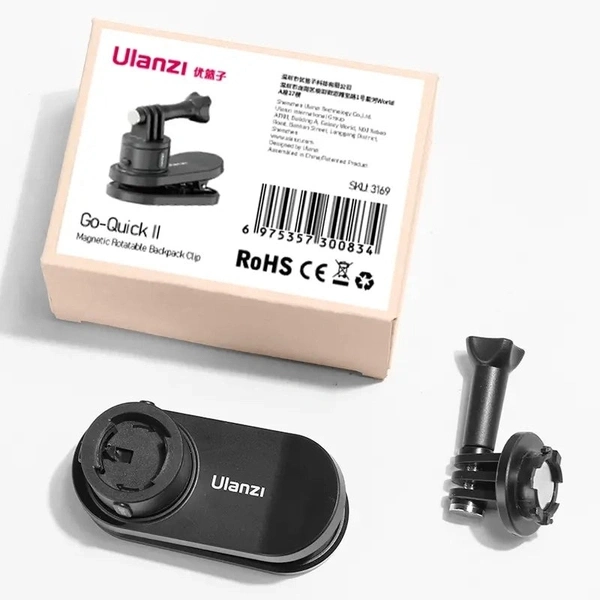 Ngàm kẹp cho Spotcam tích hợp nam châm Ulanzi Go-Quick II SKU 3169 - Ảnh 7