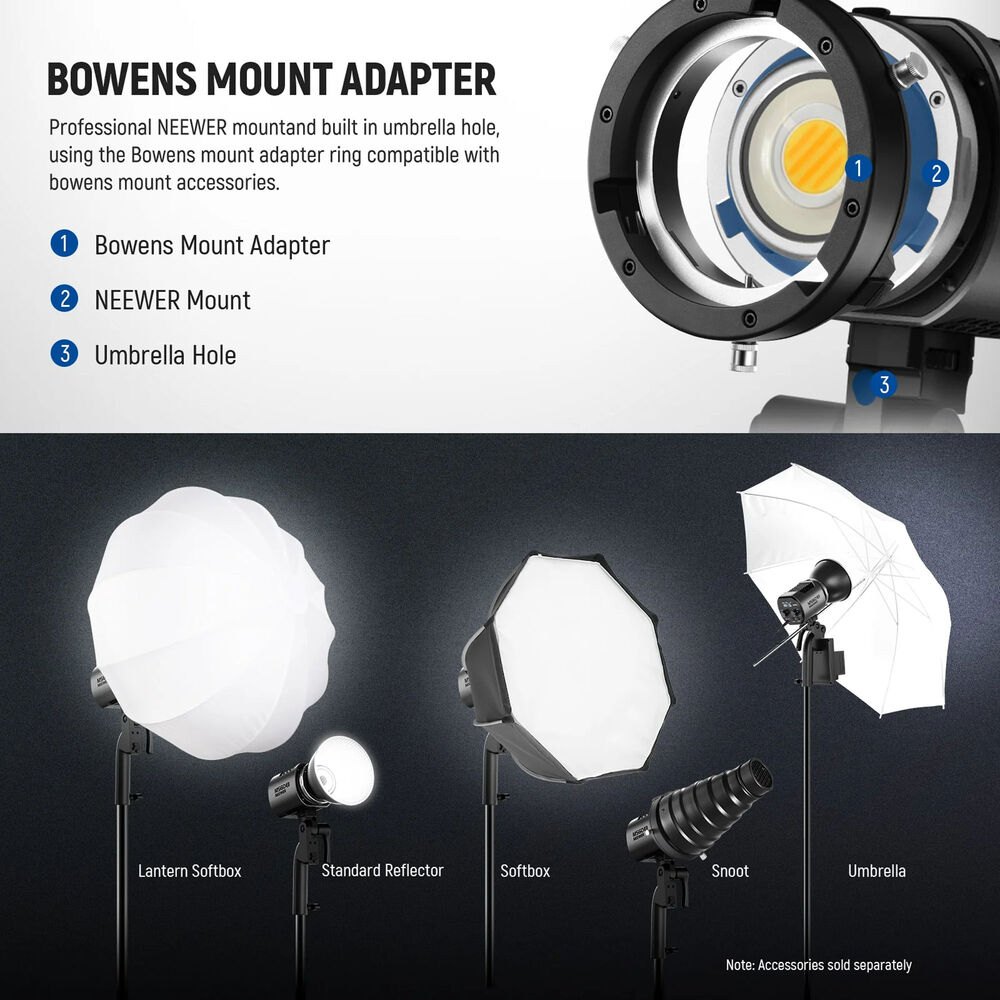 Đèn Led NEEWER MS60B Bi color - Chính hãng - Ảnh 5