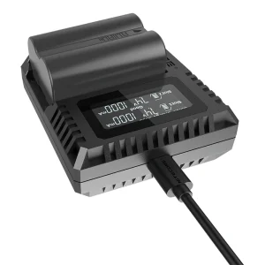 Đế sạc pin đơn qua USB C cho Fujifilm NP-W235 Nitecore - FX3 - Ảnh 5