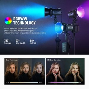 Đèn Neewer MS60C RGB LED Monolight - Chính hãng - Ảnh 5
