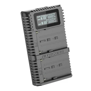 Đế sạc pin đôi qua USB C cho Sony NP-F970/NP-F550 Nitecore - USN3 PRO - Ảnh 2