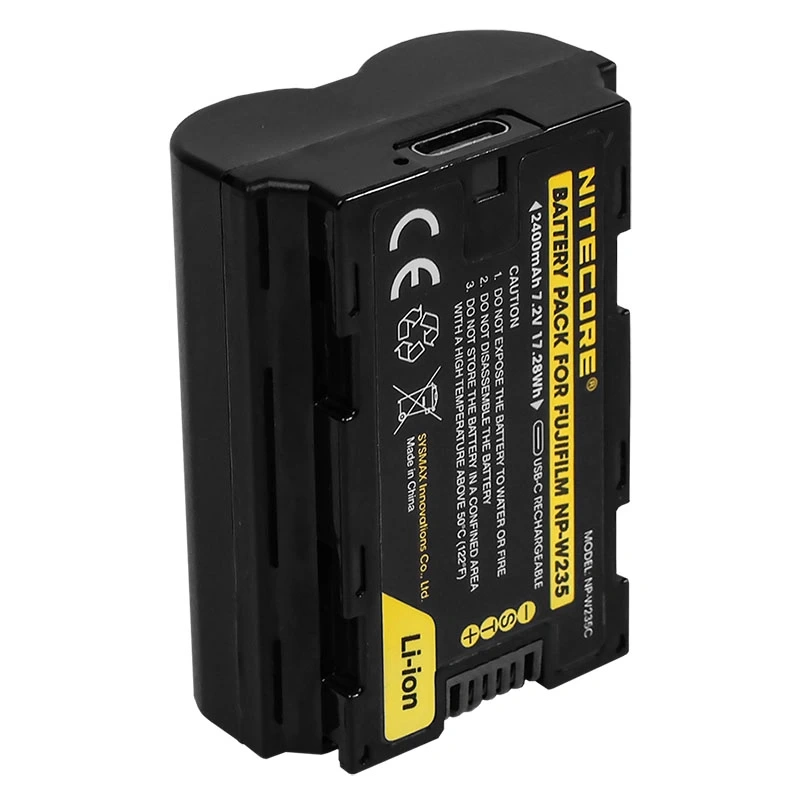 Pin cho Fujifilm Nitecore - NP-W235C - Ảnh 3