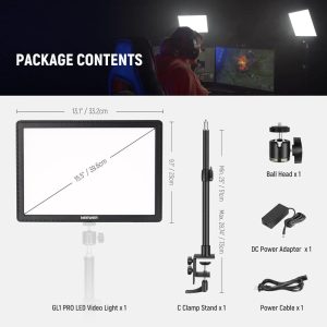 Đèn Led NEEWER GL1 PRO - Chính hãng - Ảnh 3