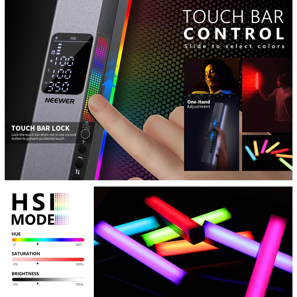 Đèn Tube Vuông Neewer RGB1 RGB - Chính hãng - Ảnh 2