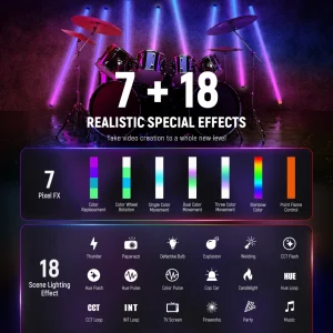 ĐÈN LED NEEWER TL120C RGB Tube Light - Chính hãng - Ảnh 5