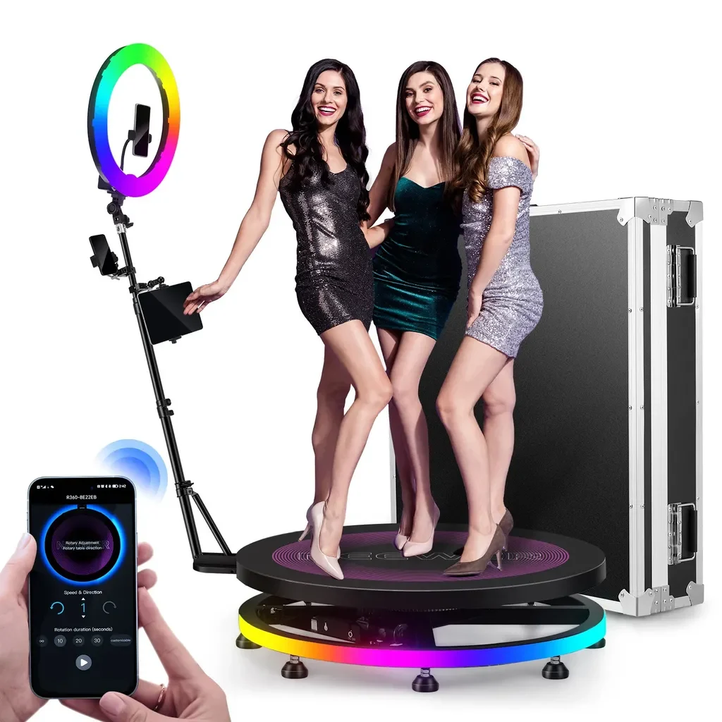 NEEWER 39.4"/100cm 360 Photo Booth with RGB LED Strip & Remote - Chính hãng - Ảnh 5