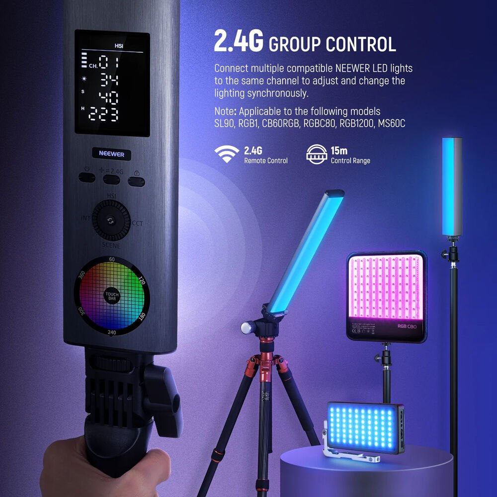 Đèn LED Neewer BH30S RGB - Chính hãng - Ảnh 4