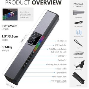 Đèn Tube Vuông Neewer RGB1 RGB - Chính hãng - Ảnh 7