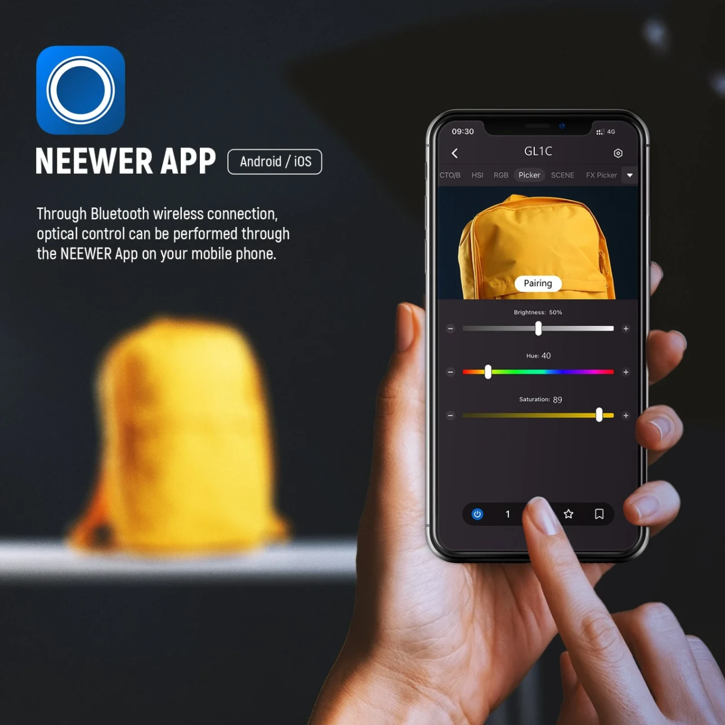 Đèn LED NEEWER GL1C RGB - Chính hãng - Ảnh 5