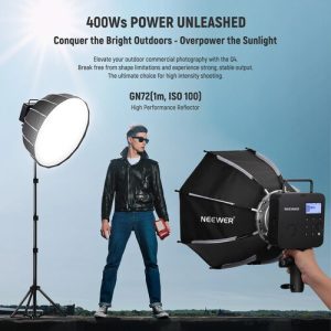 Đèn Flash NEEWER Q4 400Ws 2.4G TTL - Chính hãng - Ảnh 6
