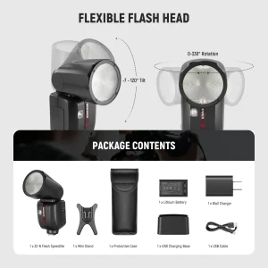 NEEWER Z2 TTL Round Head Flash Speedlite For S/C/N - Chính hãng - Ảnh 2