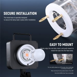 NEEWER Q4 Flash Tube 400Ws Replacement - Chính hãng - Ảnh 6