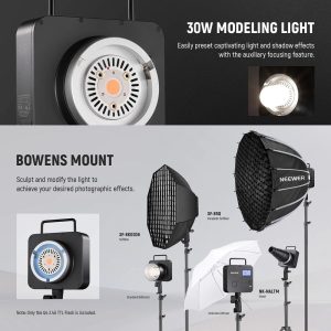 Đèn Flash NEEWER Q4 400Ws 2.4G TTL - Chính hãng - Ảnh 5