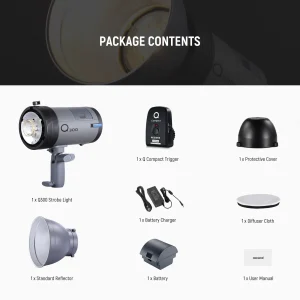 Đèn Flash NEEWER Q300 300Ws 2.4G Outdoor Strobe - Chính hãng - Ảnh 5