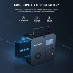 Đèn Flash NEEWER Q4 400Ws 2.4G TTL - Chính hãng - Ảnh 9