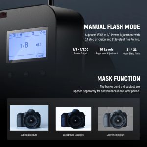 Đèn Flash NEEWER Q4 400Ws 2.4G TTL - Chính hãng - Ảnh 8
