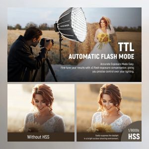 Đèn Flash NEEWER Q4 400Ws 2.4G TTL - Chính hãng - Ảnh 10