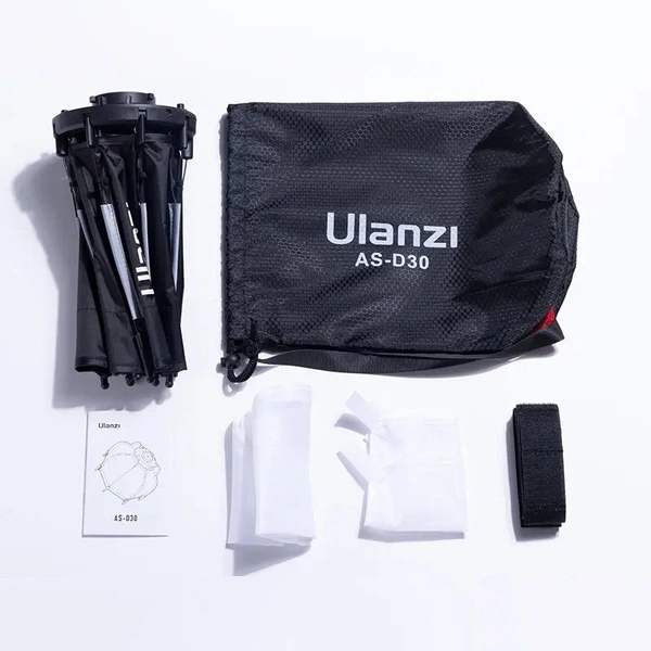 Softbox Bát giác tổ ong Ulanzi AS-D30 30cm ngàm Mini Bowen L083GBB1 - Ảnh 2