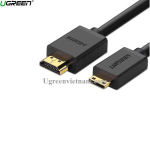 Ugreen 11167 1.5M 4K 60hz 2.0 Cáp Mini HDMI sang HDMI thuần đồng màu Đen HD108 20011167 - Ảnh 4
