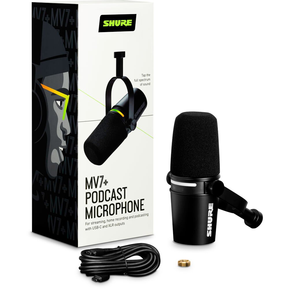 Micro Shure MV7+ Podcast XLR/USB - Chính hãng - Model 2024 - Ảnh 5
