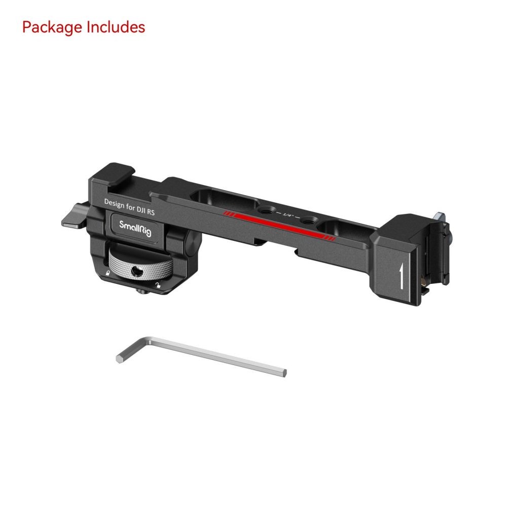 SmallRig Monitor Mount with NATO Clamp for DJI RS 2 / RSC 2 / RS 3 / RS 3 Pro 3026B - Ảnh 3