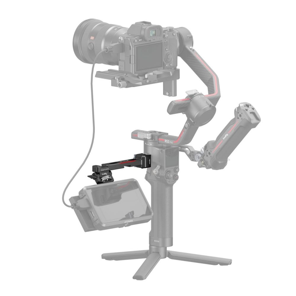 SmallRig Monitor Mount with NATO Clamp for DJI RS 2 / RSC 2 / RS 3 / RS 3 Pro 3026B - Ảnh 5