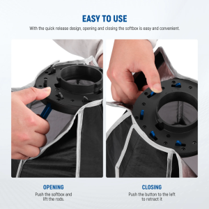 NEEWER Octagonal Softbox with NEEWER Mount - Ảnh 3