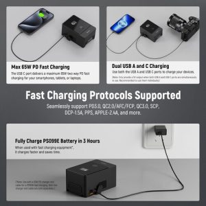 Pin Neewer PS099E Mini 6800mAh 14.5V 99Wh ( V-Mount ) - Ảnh 7