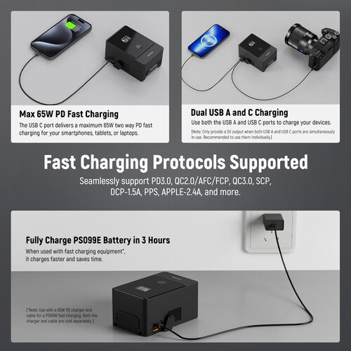 Pin Neewer PS099E Mini 6800mAh 14.5V 99Wh ( V-Mount ) - Ảnh 7
