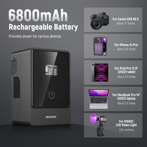 Pin Neewer PS099E Mini 6800mAh 14.5V 99Wh ( V-Mount ) - Ảnh 4