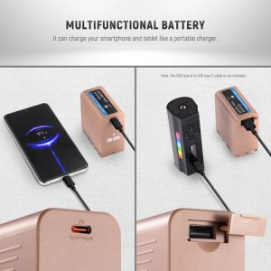 Pin Neewer NP-F970 cho Sony - Ảnh 5