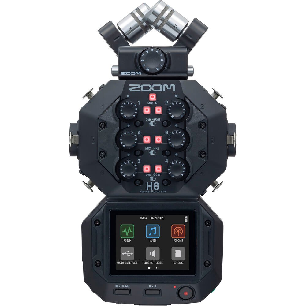 Máy Ghi Âm Cầm Tay Zoom H8 - Chính hãng