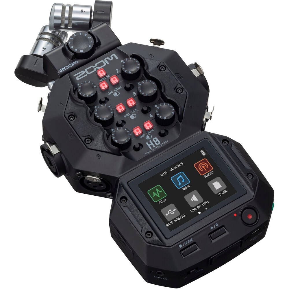 Máy Ghi Âm Cầm Tay Zoom H8 - Chính hãng - Ảnh 2