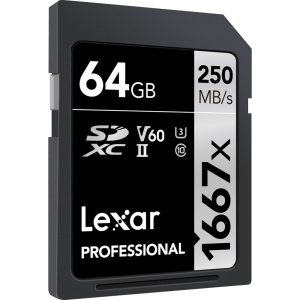 Thẻ nhớ Lexar Professional 1667x SDXC UHS-II U3 V60 64GB | Chính Hãng - Ảnh 2