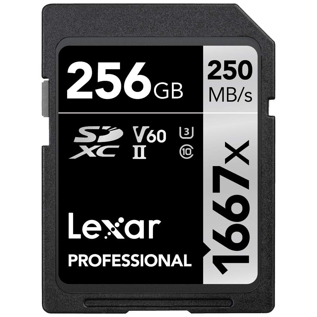 Thẻ nhớ Lexar Professional 1667x SDXC UHS-II U3 V60 256GB | Chính Hãng