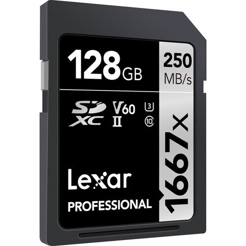 Thẻ nhớ Lexar Professional 1667x SDXC UHS-II U3 V60 128GB | Chính Hãng - Ảnh 2